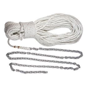 Lewmar Anchor Rode 15&rsquo; 5/16&rdquo; G4 Chain w/300&rsquo; 5/8&rdquo; Rope w/Swivel