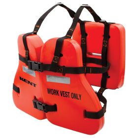 Kent Type V Vinyl Dip Work Vest - Oversized - Fits Chest Size 42&rdquo;- 68&rdquo;