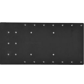 Sea Brackets 20" Straight Trolling Motor Plate f/Minn Kota Quest - Black