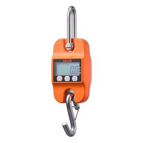 Digital Crane Scale, 880 lbs/400 kg Max Capacity, Handheld Hanging Scale with Cast Aluminum Case & LCD Display, 0.2 lbs Division & 3 Unit Switch