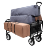 360lbs Collapsible Foldable Wagon Cart with strapping system