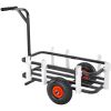 Beach Fishing Cart, 200 lbs Load Capacity, Fish and Marine Cart with Two 11" Big Wheels Rubber Balloon Tires for Sand