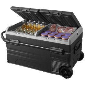 VEVOR Portable Car/Boat Refrigerator/Freezer Compressor 115 L Dual Zone