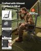 VEVOR Hunting Chair, 360° Silent Swivel, Foldable Lightweight Portable Blind Chair, Heavy-Duty Steel Frame Ground Stool Seat, with Armrest