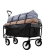 360lbs Collapsible Foldable Wagon Cart with strapping system