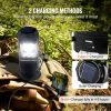LED Camping Lanterns, 4 Pack Rechargeable Camping Flashlights, Solar & USB Charging, Portable Collapsible, Bulit to Last Lights, As Power Bank