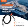 Outboard Hose Kit, 20 ft Hydraulic Steering Hose, 2-Piece Leak-Proof TPEE Hydraulic Boat Hoses