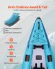 Inflatable Kayak, 2-Person Inflatable Recreational Kayak 700LBS Capacity, Leak & Puncture-Resistant with Padded Seat, PVC Drop-Stitch Floor, 2 Paddles