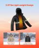 Heated Jacket for Women with 7.4V Battery, Soft Shell Electric Heating Coat