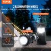 LED Camping Lanterns, 4 Pack Rechargeable Camping Flashlights, Solar & USB Charging, Portable Collapsible, Bulit to Last Lights, As Power Bank