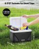 Portable Cooler, 8.5 QT Hard Cooler with Ice Retention and Heavy-Duty Handles, Lightweight Rigid Material Insulated Portable Cooler
