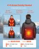 Heated Jacket for Men with 7.4V Battery, Soft Shell Electric Heating Coat