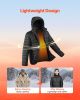 Heated Jacket for Men with 7.4V Battery, Soft Shell Electric Heating Coat