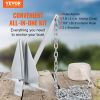 Fluke Style Anchor Kit, 13 LBS Hot-Dipped Galvanized Steel Fluke Anchor with 7.9' Chain, 101' Rope and Two 0.4" Shackles