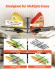 Kayak Storage Rack for 2 Kayaks, Holds Up to 250 lbs, Heavy Duty Adjustable Ceiling Rack for Garage Ceiling Mount