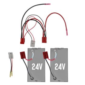 Connect (Option: Ease 24V Parallel Kit f/2 24V Batteries to 1 Motor)