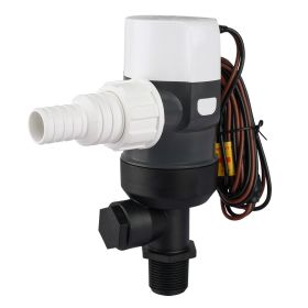 Commodore 1100 GPH Vertical Livewell Pump (Option: Short  12V)