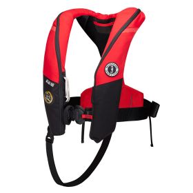 Mustang Atlas 190 DLX Open Ocean Inflatable PFD (Option: Red/Black)