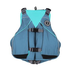Mustang Women's Moxie Foam Life Vest (Option: XS/S  Slate/Aqua)