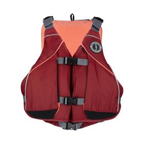 Mustang Women's Moxie Foam Life Vest (Option: M/L  Merlot/Coral)