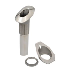 C.E. Smith Screwless Flush Mount Rod Holder (Option: 30 Degree  Black Liner  No Logo)