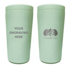 Toadfish Custom Engraved Non (Option: Tipping Can Cooler 2.0  Seagrass (MINIMUM ORDER QUANTITY OF 25))