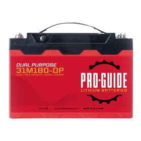 Pro (Option: Guide Alpha Series Lithium Battery  12V  180AH  Group 31)