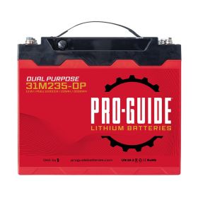 Pro (Option: Guide Alpha Series Lithium Battery  12V  235AH  Group 31 (Tall))