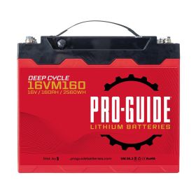 Pro (Option: Guide Alpha Series Lithium Battery  16V  160AH  Group 31 (Tall))