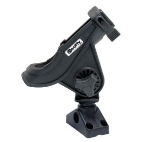 Scotty 280 Bait Caster/Spinning Rod Holder w/241 Deck/Side Mount (Option: Black)