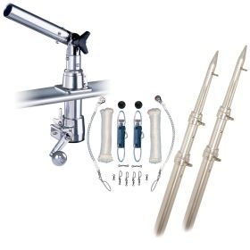 Rupp Z (Option: 30 Top Gun Outrigger Kit w/15' Telescoping Poles & Complete Single Line Rigging Kit w/Klickers Release Clips)