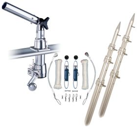 Rupp Z (Option: 30 Top Gun Outrigger Kit w/18' Poles & Complete Single Line Rigging Kit w/Klickers Release Clips)