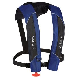 Onyx A/M (Option: 24 Automatic/Manual Inflatable PFD Life Jacket  Blue)
