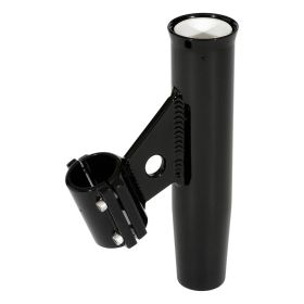 Lee's Clamp (Option: On Rod Holder  Black Aluminum  Vertical Mount  Fits 2.375" O.D. Pipe)