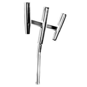 Tigress Triple Aluminum Kite Rod Holder (Option: Bent Butt  Polished)