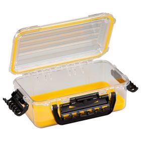 Plano Waterproof Polycarbonate Storage Box (Option: 3600 Size  Yellow/Clear)