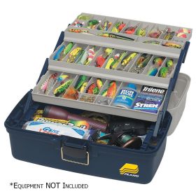 Plano Three (Option: Tray Fixed Compartment Tackle Box  XL)