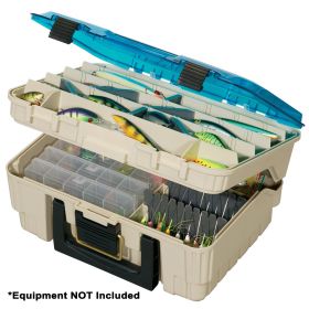 Plano Two (Option: Tier Magnum Satchel  Beige/Blue)