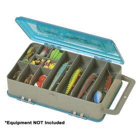 Plano Double (Option: Sided Tackle Organizer Medium  Silver/Blue)