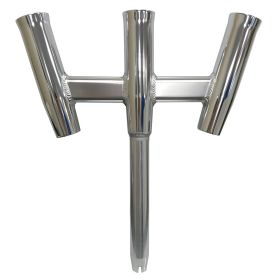 Tigress GS Trident Rod Holder (Option: Straight Butt  Polished Alumunim)