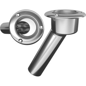 Mate Series Stainless Steel 30&deg; Rod &amp; Cup Holder (Option: Open  Round Top)