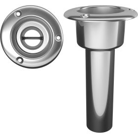 Mate Series Stainless Steel 0&deg; Rod &amp; Cup Holder (Option: Open  Round Top)