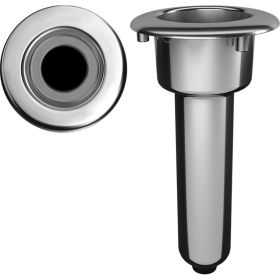 Mate Series Elite Screwless Stainless Steel 0&deg; Rod &amp; Cup Holder (Option: Drain  Round Top)