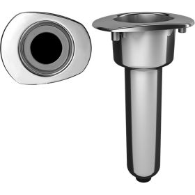 Mate Series Elite Screwless Stainless Steel 0&deg; Rod &amp; Cup Holder (Option: Drain  Oval Top)