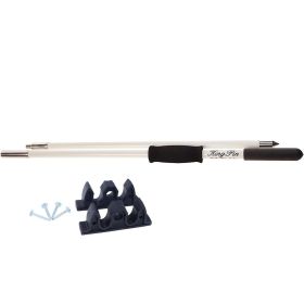 Panther 8' King Pin Anchor Pole (Option: 2Piece  White)