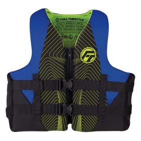Full Throttle Adult Rapid (Option: Dry Life Jacket  S/M  Blue/Black)