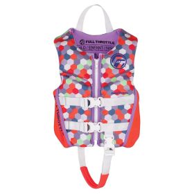 Full Throttle Child Rapid (Option: Dry FlexBack Life Jacket  Pink)