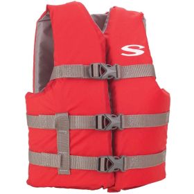 Stearns Youth Classic Vest Life Jacket (Option: 5090lbs  Red/Grey)