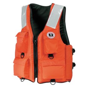 Mustang 4 (Option: Pocket Flotation Vest  Orange  Medium)