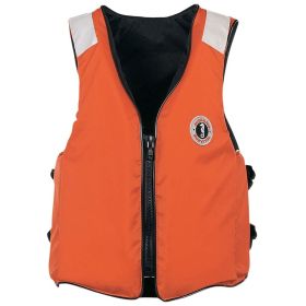 Mustang Classic Industrial Flotation Vest w/SOLAS Tape (Option: Orange  XXL)